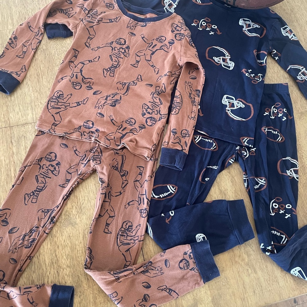 Kids Football Print Pajamas